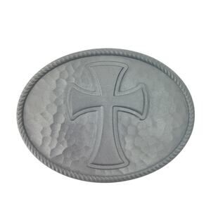 Great American Products 2006 Cross Christian Oval Hammered